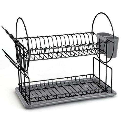 ESCURREPLATOS QUID ARMONY 2 ALTURAS GRIS 52X23X36